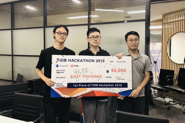 1st place of TiDB Hackathon 2019